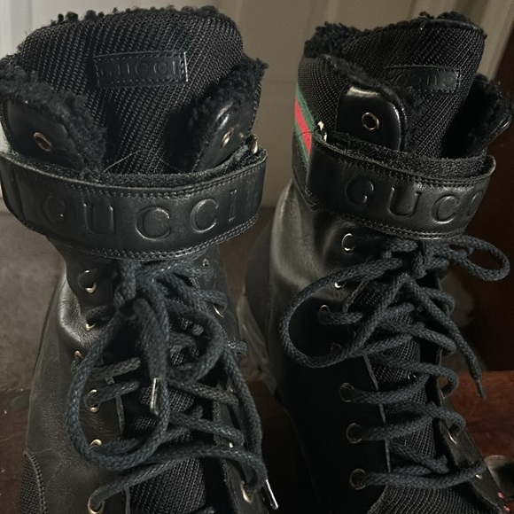 Authentic Gucci Mens combat style boots - Picture 2 of 4